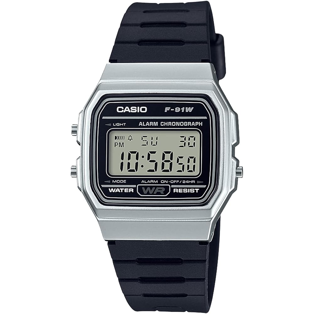 Casio Collection F-91WM-7AJH Men s Watch Black Analog Quartz Timepiece
