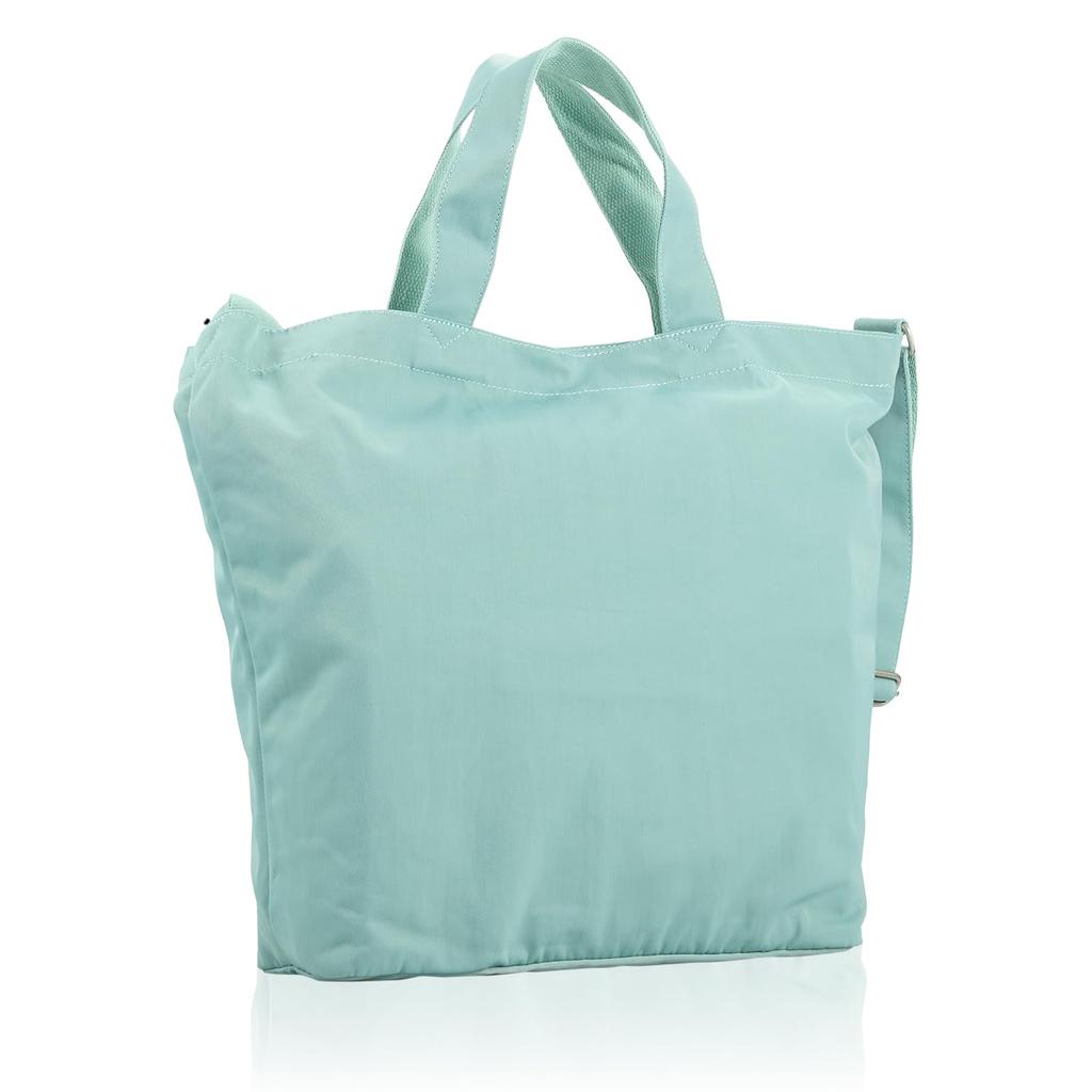 Green Shoulder Bag Large Capacity Cat Dayan Cat Pattern Cute Hand Holder Green [Wachifield] Women's WTPL-02 Wtpl-02-green