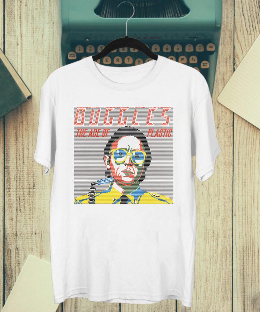 The Age Of Plastic Album by The Buggles Cotton T Shirt  Unisex T-Shirt XXL
