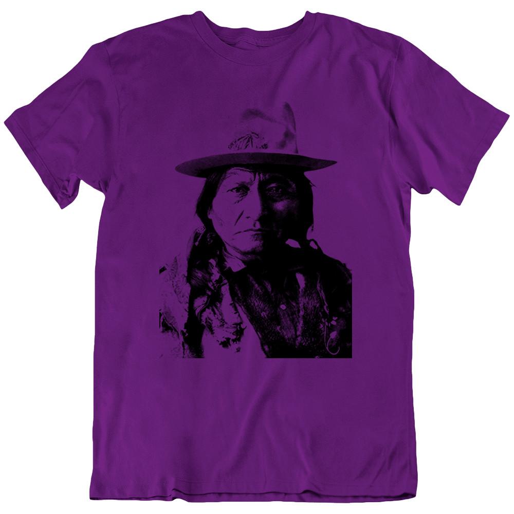 

Sitting Bull Chief Indian Warrior Native American T Shirt Tee Gift New 2XL