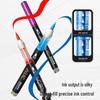 Soft Tip Liquid Ink Acrylic Marker Pen Set - 60 Colors for Student Art and Layering Techniques