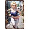 Vintage Anime Pinup Kawaii Girls Metal Tin Signs  Wall Posters Plaque for Man Cave Cafe Garage Club Bar  Retro Iron Painting Dec