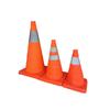 Foldable Cone-Shaped Reflective Barrier with Warning Light for Traffic and Emergencies
