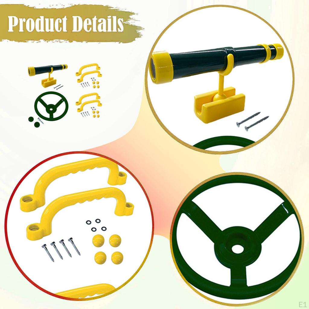 Playground Accessories for Kids Toy Telescope Sturdy Easy to Set up Role Play Activities
