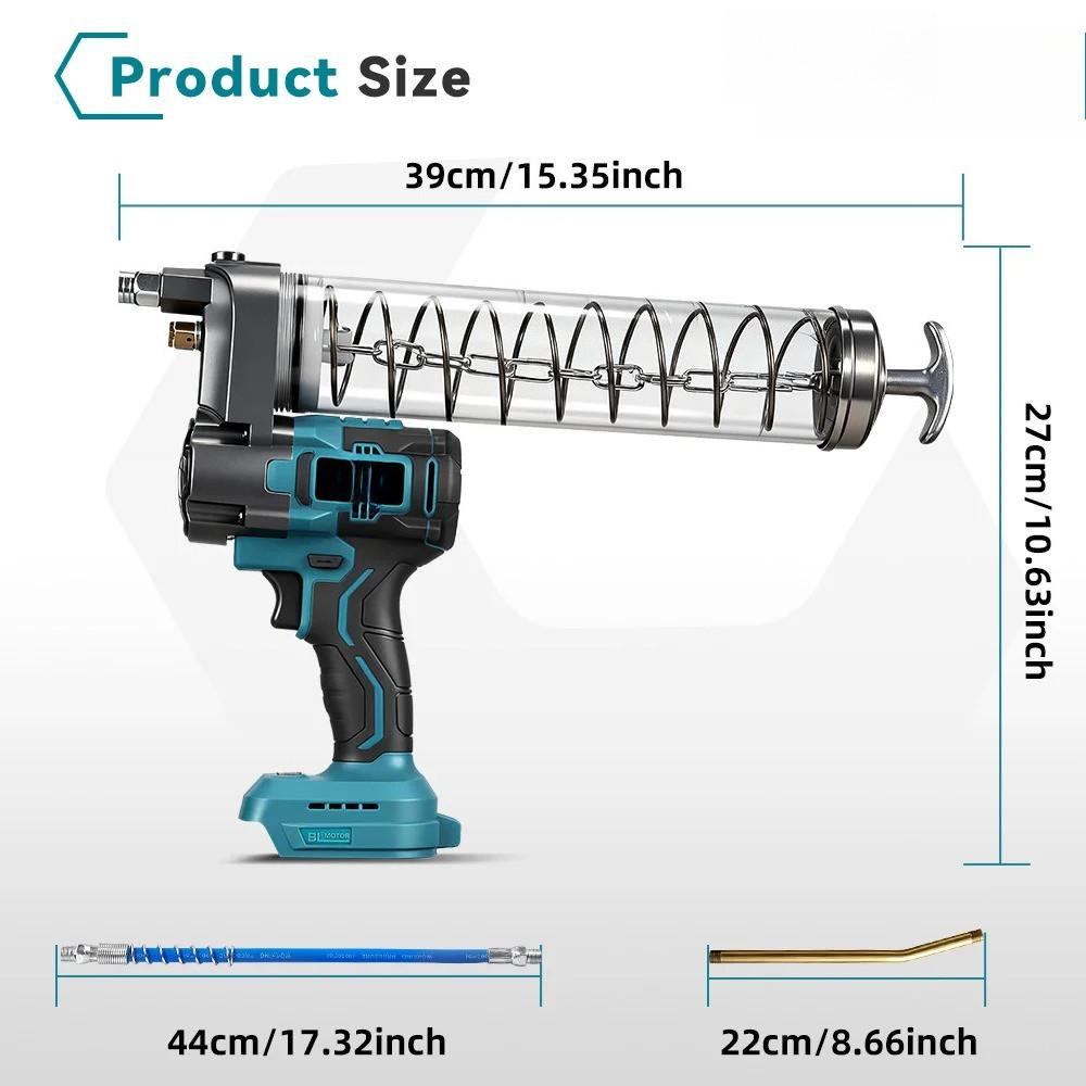 15000PSI Oil Injector Cordless Portable Lubricating Bearing Power Tool High Pressure Electric Grease Gun