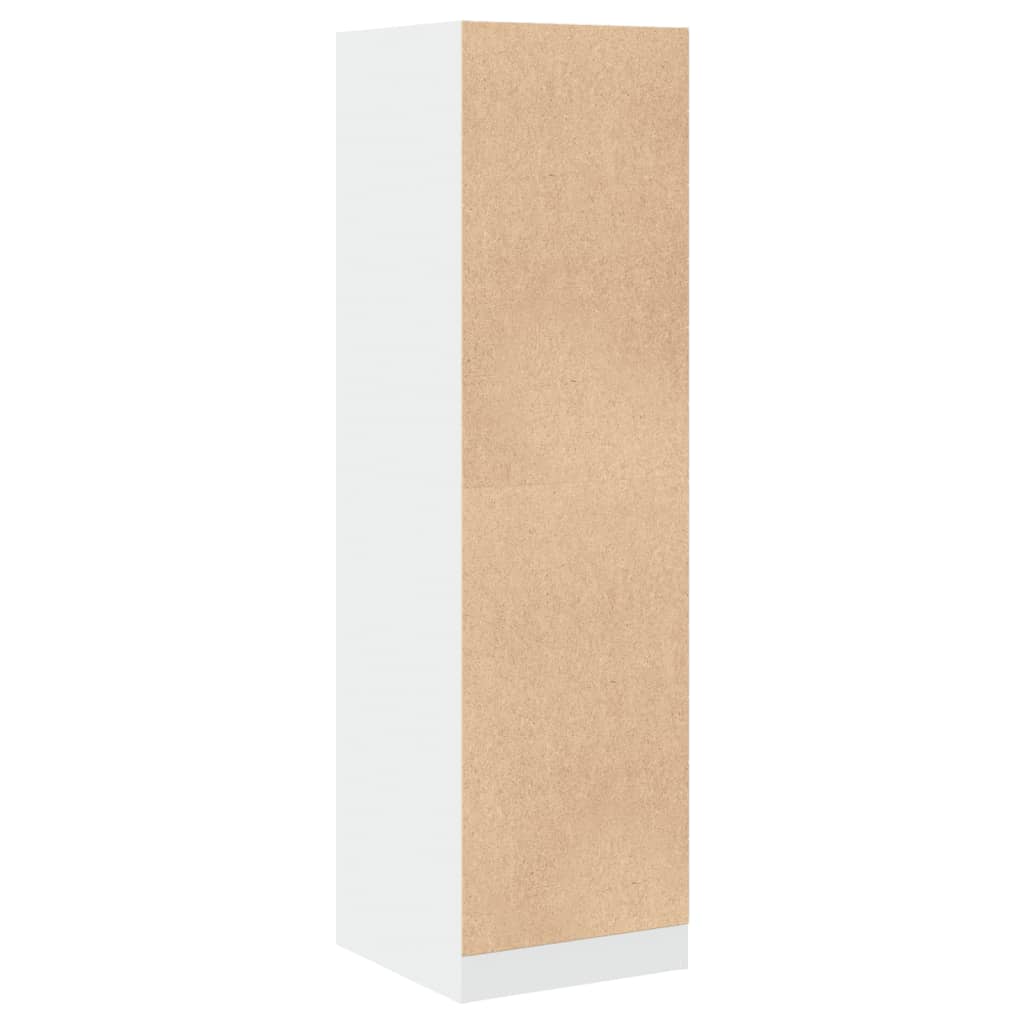 Vidaxl Pharmacy Cabinet, White, 40X41X144.5 Cm, Wood-Based Material