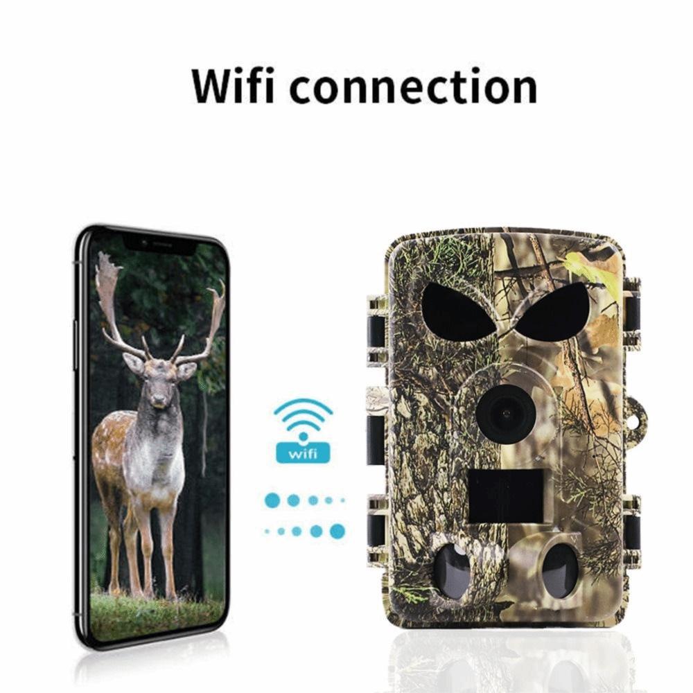 No Glow Night Vision PR8000 Wifi Camera 8K 120° Motion Wildlife Photo  Pasture