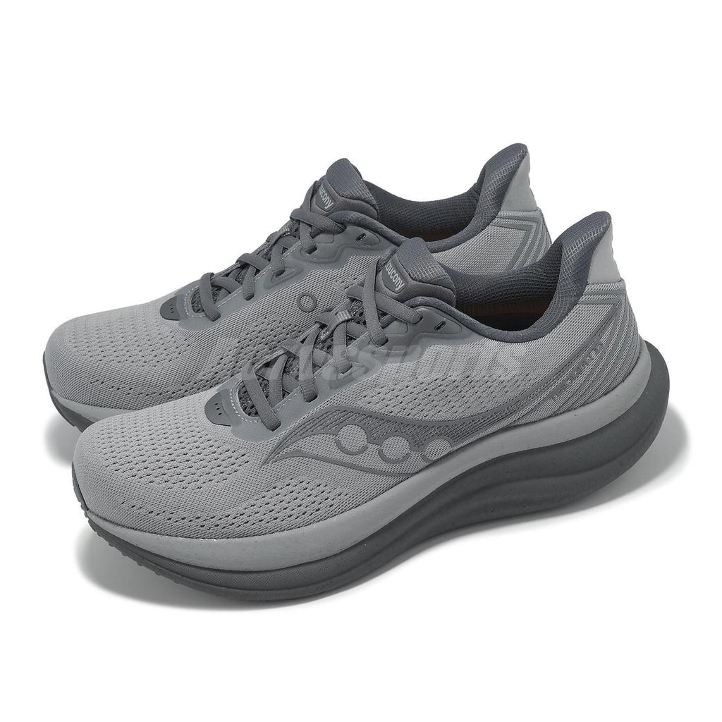 SAUCONY Triumph 23 Wide Fossil Shadow Grey Men Running Shoes Sneakers S21024-203