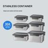 LOCK&LOCK 0.6L Stainless Steel Food Container