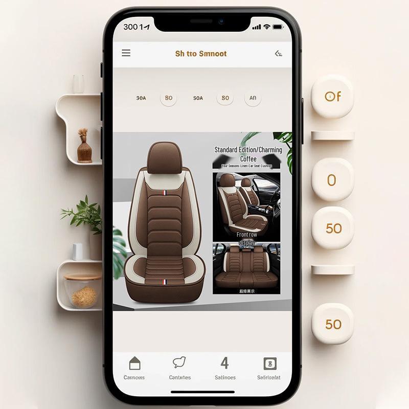 Four Seasons Universal Full Wrap Car Seat Cushion Cover