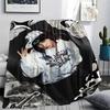 1 Stück Tom Kaulitz Print Flanelldecke, Hohe Qualität, Bequem für alle Jahreszeiten, Heimdekoration, Wärme und Komfort, Perfekt für Weihnachtsgeschenke