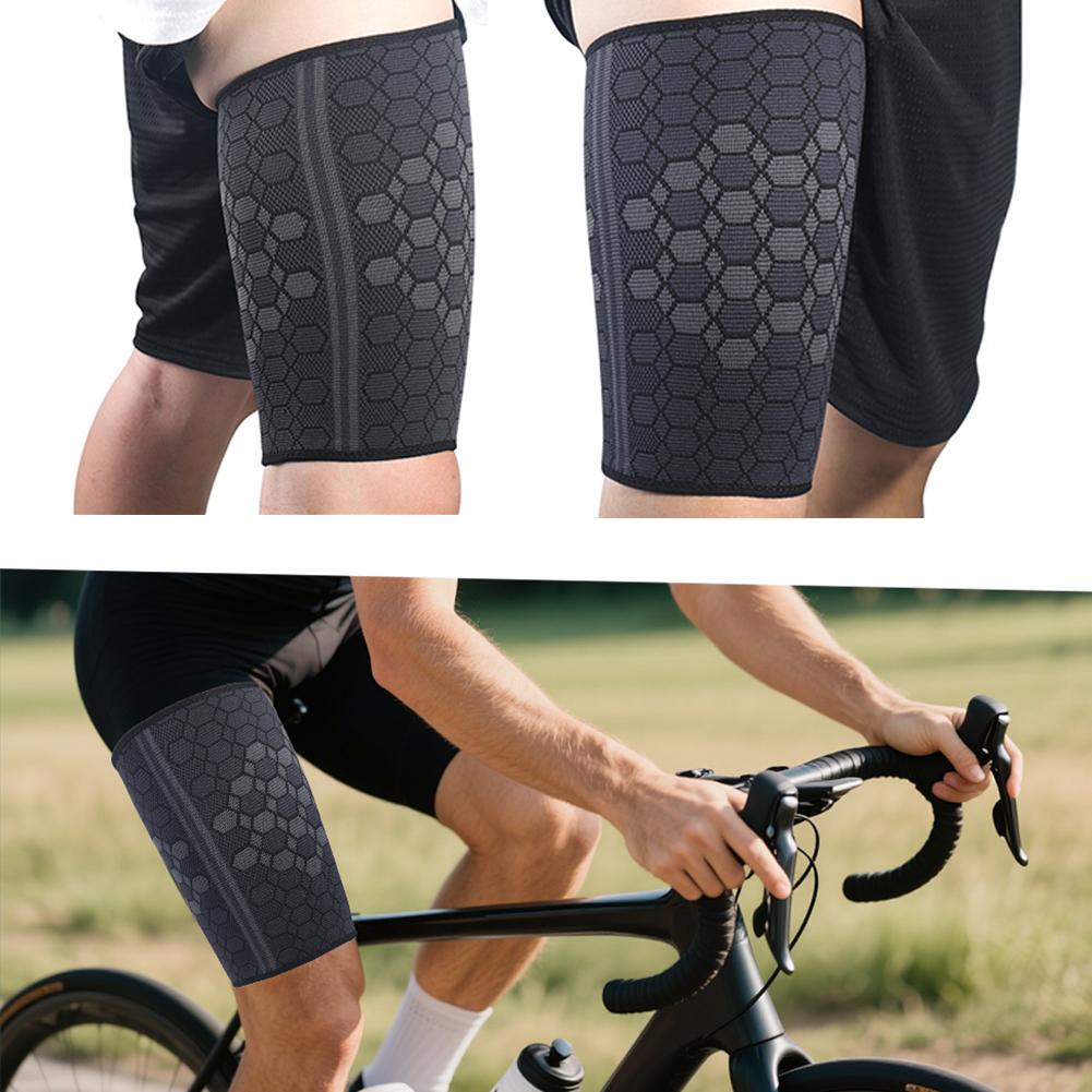 1 PC Thigh Compression Sleeves Joint Protection and Support for Running Sports Leg Pain Relief Leg Brace for Men and Women
