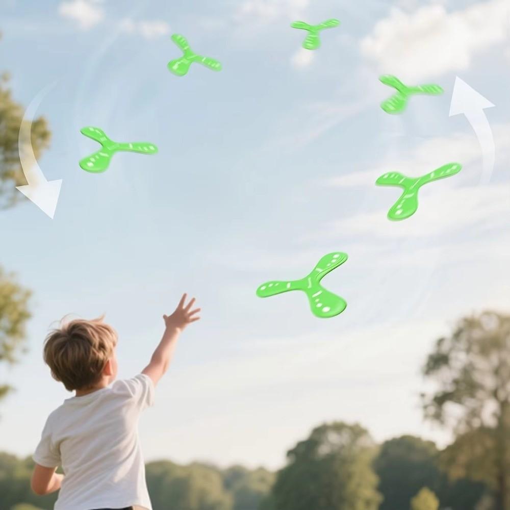 Interactive Children's Boomerang Toys 360 Degrees Returning Spinner Foam Boomerang Toys  Adult-kids