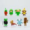 8pcs/set Italian Brainrot Ornament Desktop Ornament Tung Tung Tung Sahur Figure Home Decoration Tralalero Tralala Figurine