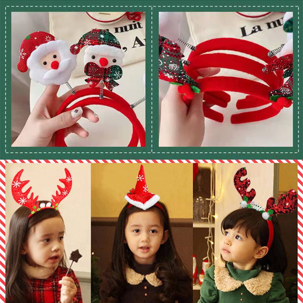 Christmas Set of Christmas Tree Christmas Fancy Cute Hair Christmas For Parties Headband, 9, Hairband, Costume, Dress, Accessory, Headband, Kids,