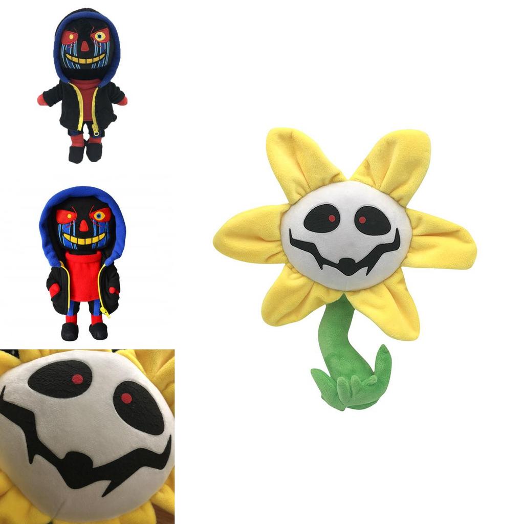 Deltarune Undertale Zombies Boss Flower Plüschfigur, weiche und farbenfrohe Stoffpuppe für Fans