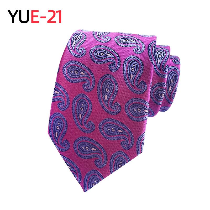 Paisley Herren Krawatte mit großem Blumenmuster aus Polyester für 2025 - Trendiges und vielseitiges Accessoire