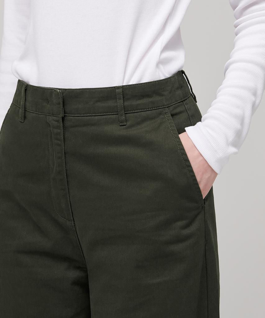 MUSINSA STANDARD WOMAN Women'S Wide Chino Pants [Khaki]