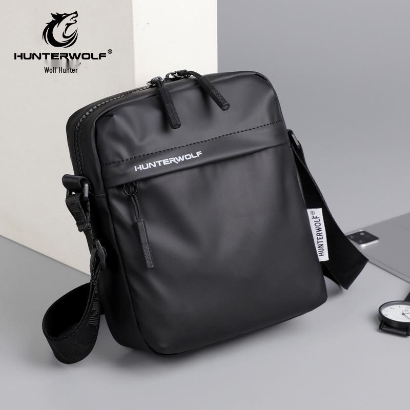 

Мужская универсальная водоотталкивающая сумка кроссбоди Hunterwolf – Большая вместимость, модная и повседневная наплечная сумка 5-inch