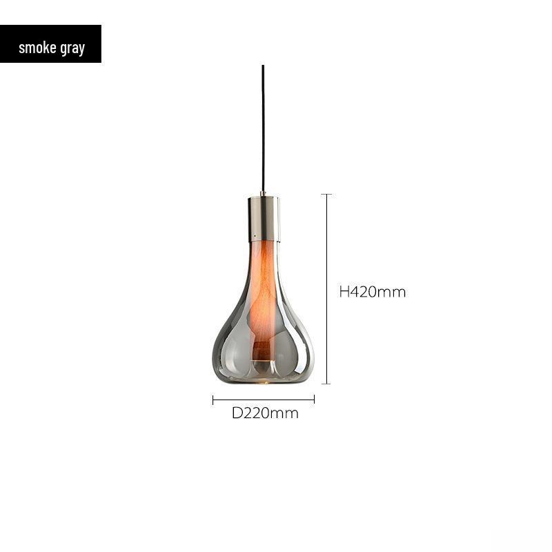 

Minimalist Glass Pendant Light for Italian Restaurant & Bar Warm Light