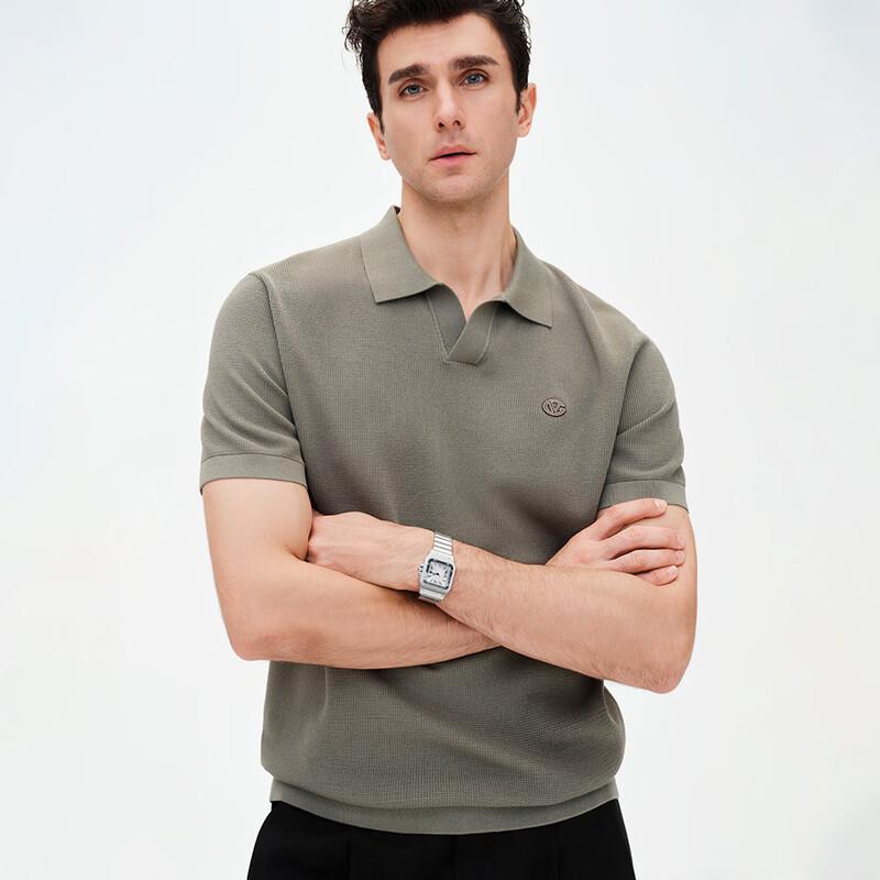 GIOVANNI VALENTINO Men s Summer Cool-Feel Polo Shirt XL