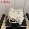 Pu Water Bucket Bag For Women With Magnetic Closure And Inside Phone Pocket For Casual Daily Use