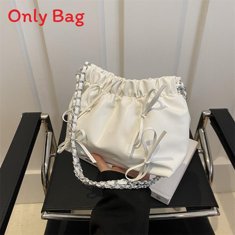 Pu Water Bucket Bag For Women With Magnetic Closure And Inside Phone Pocket For Casual Daily Use