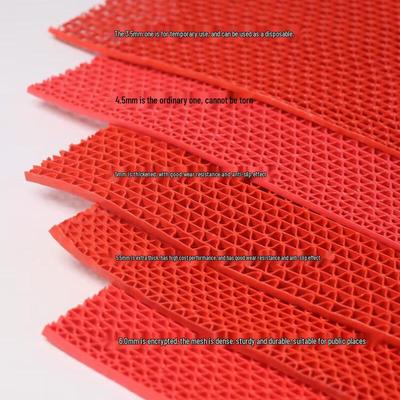 Jingulao PVC S-Muster Anti-Rutsch Duschmatte