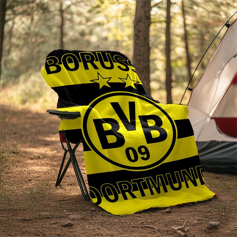 1 Stück B-BVB Themen-Decke - Digitaldruck, Polyester, Gemütlich für alle Jahreszeiten, Perfekt für draußen und Reisen
