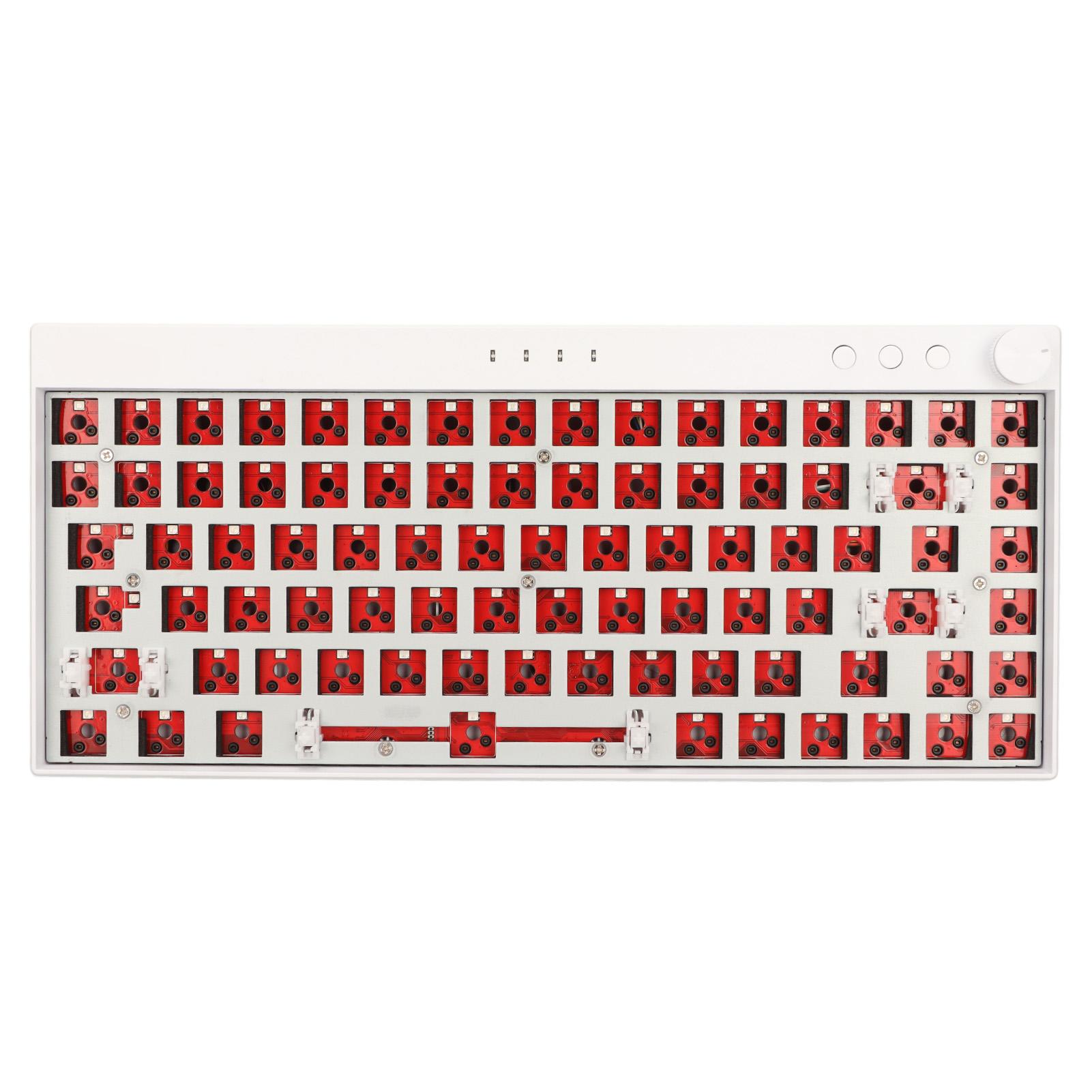 

Mechanical Keyboard Kit 84 Key DIY RGB Lighting Hot Swap Wireless 2.4G BT 3.0 5.0 Type C Wired