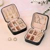Leather Minimalist Jewelry Box with Lid Organizer, Earrings, Necklace Accessory Box, Large Capacity Accessory Storage Box