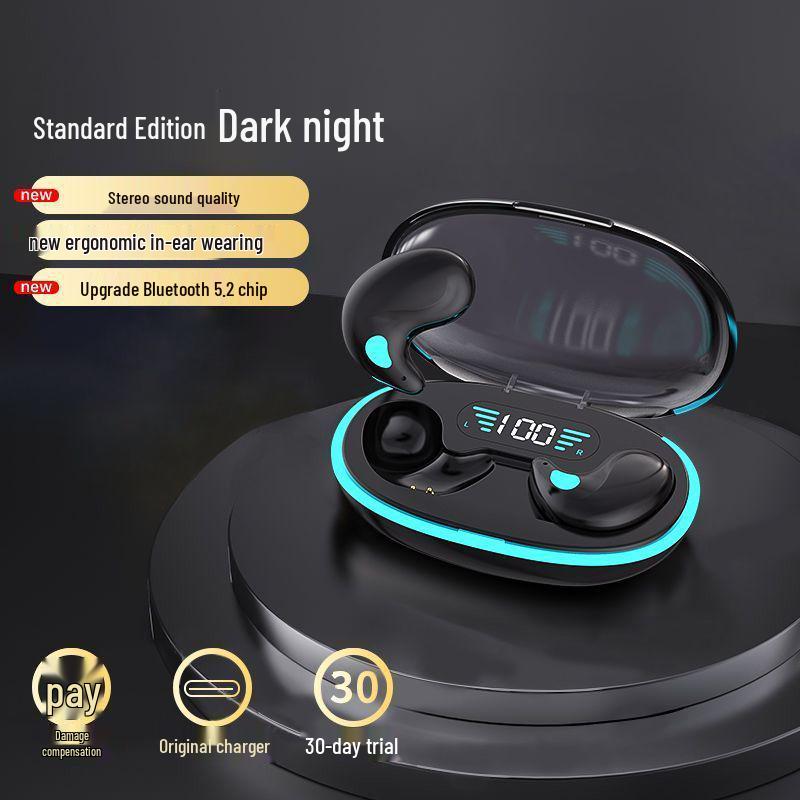 Wireless In-Ear Sleep Headphones: Long-Wearing, Noise-Canceling, Waterproof, Compact, Long Battery, High-Comfort.