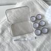 3 Stück/Box Kontaktlinsenbehälter Augen-Kontaktlinsenbox Damen Reise-Kontaktlinsenbehälter Einweichbehälter Linsenbox für Beauty-Pupille