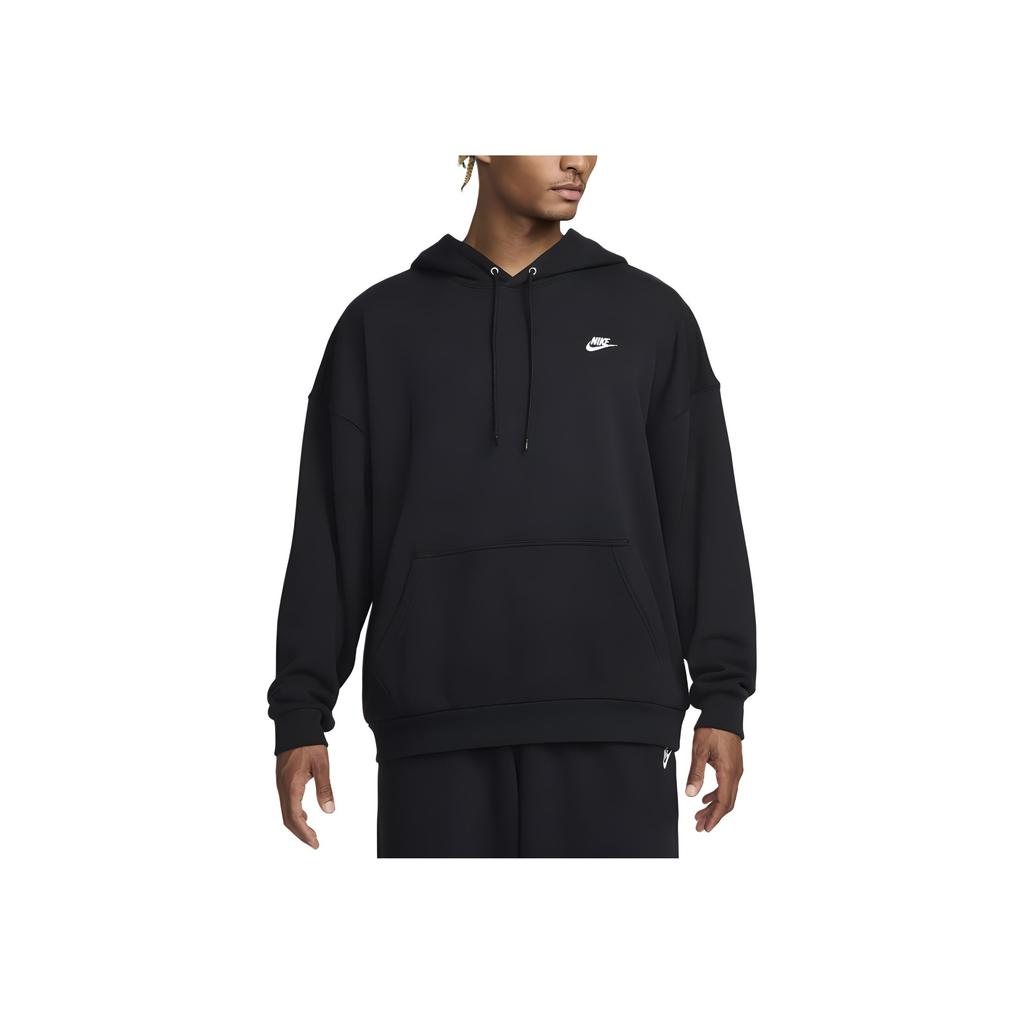 Nike Club Fleece Oversized French Terry Pullover Hoodie Men Hoodies Black HJ1816-010