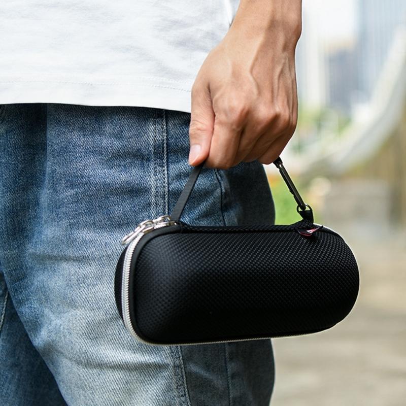 EVA Shell Speaker Carrying Case With Adjustable Strap For Flip 7/6/5 Outdoor Travel And Enhances Device Protections