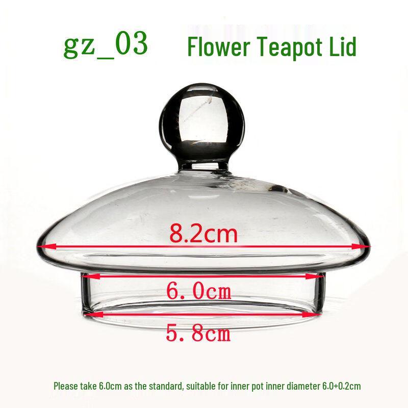 Glass Teapot and Cup Lid
