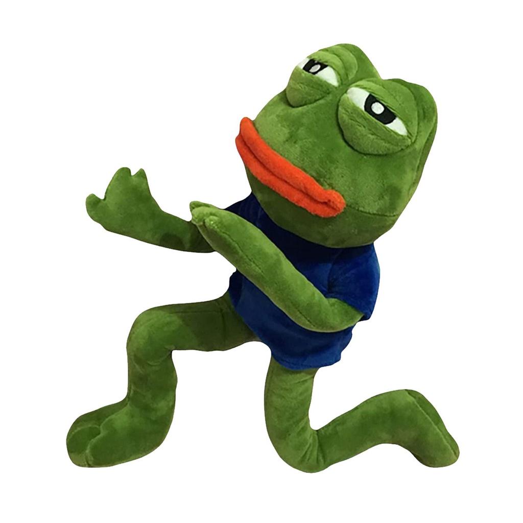 Weiches Pepe der Frosch Plüschtier Stofftier für Kinder und Erwachsene