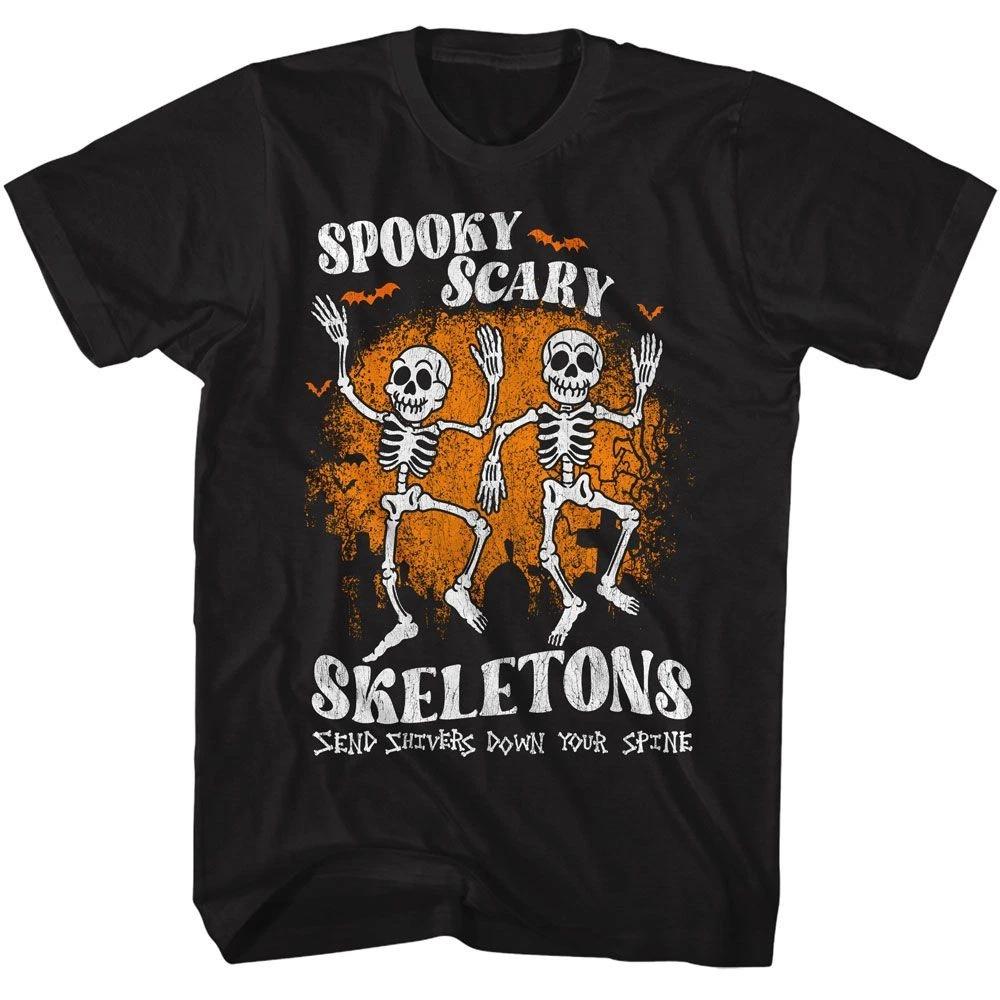 Spooky Scary Skeletons Bats And Graves Music  Children s T-shirt 100
