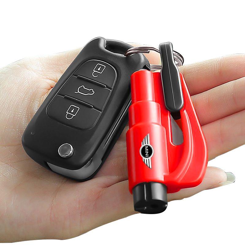 Auto Emergency Glass Window Breaker Car Safety 3-in-1 Hammer For MINI Cooper One S Clubman R50 R53 R56 R60 F55 F56 R57 R58 R59