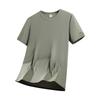 T-shirt in Seta di Ghiaccio Moda Uomo Casual Asciugatura Rapida Manica Corta Fresca Traspirante Larga Top Sportivo Uomo Slim Traspirante Casual Manica Corta