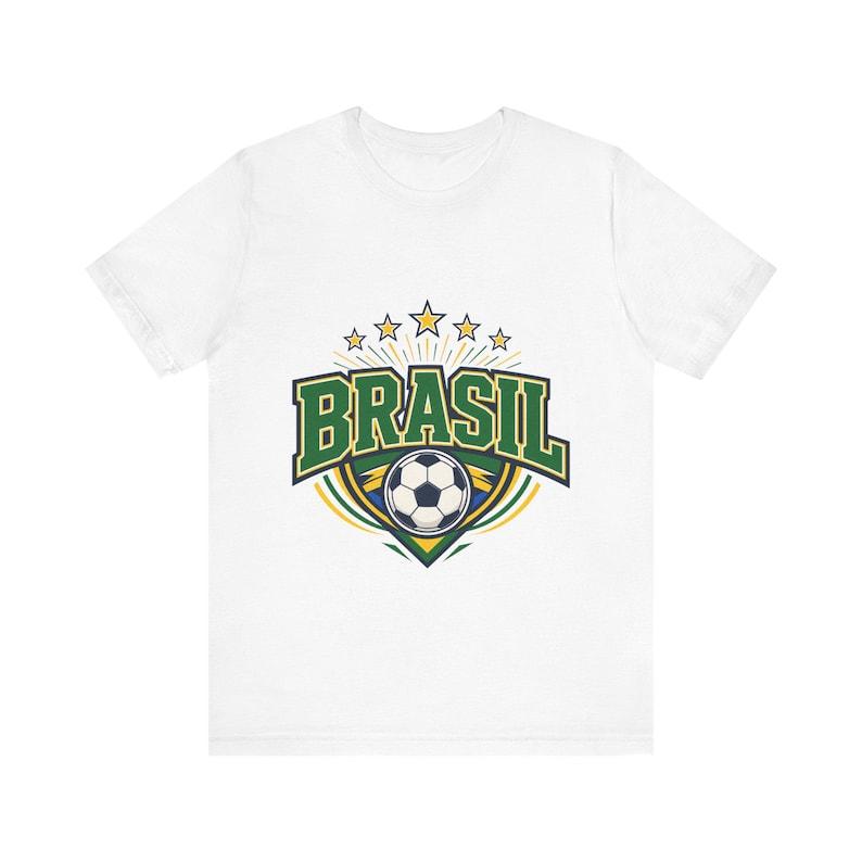 Brazil Soccer T Shirt, BRAZIL Tournament Fan Tee, Country Football Supporter Shirt S