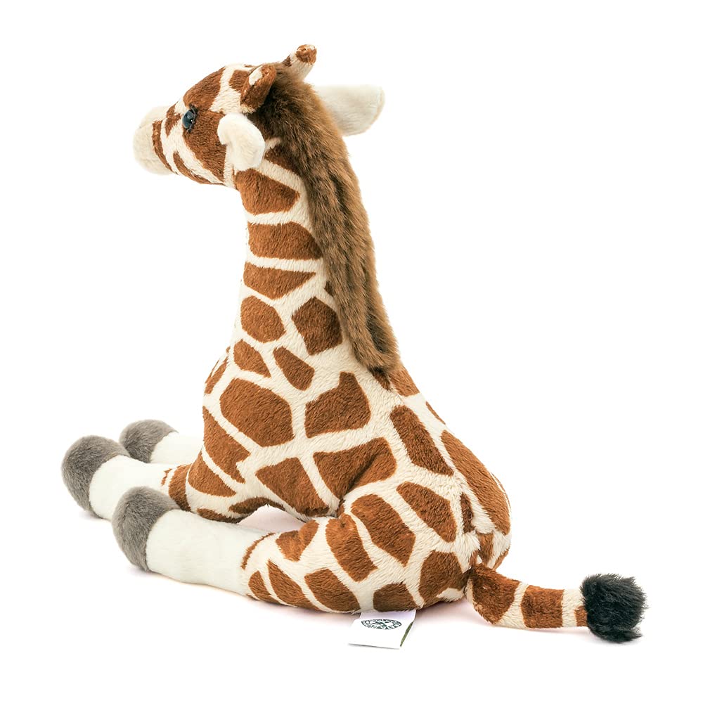 Calorata Giraffe Plush Toy (Sitting SeriesSoft Touch) Realistic Animal Toy Doll Gift Present Birthday (Twice Tested)  Christmas Present