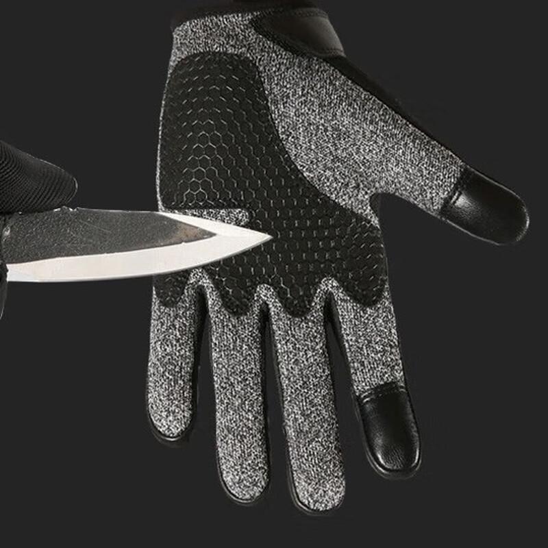 Tingbai Men's Outdoor Full Finger Anti-slip Gloves