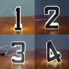 Cross-Border Exclusive LED House Number Lights, 12V Powered, Non-Solar, Illuminated.