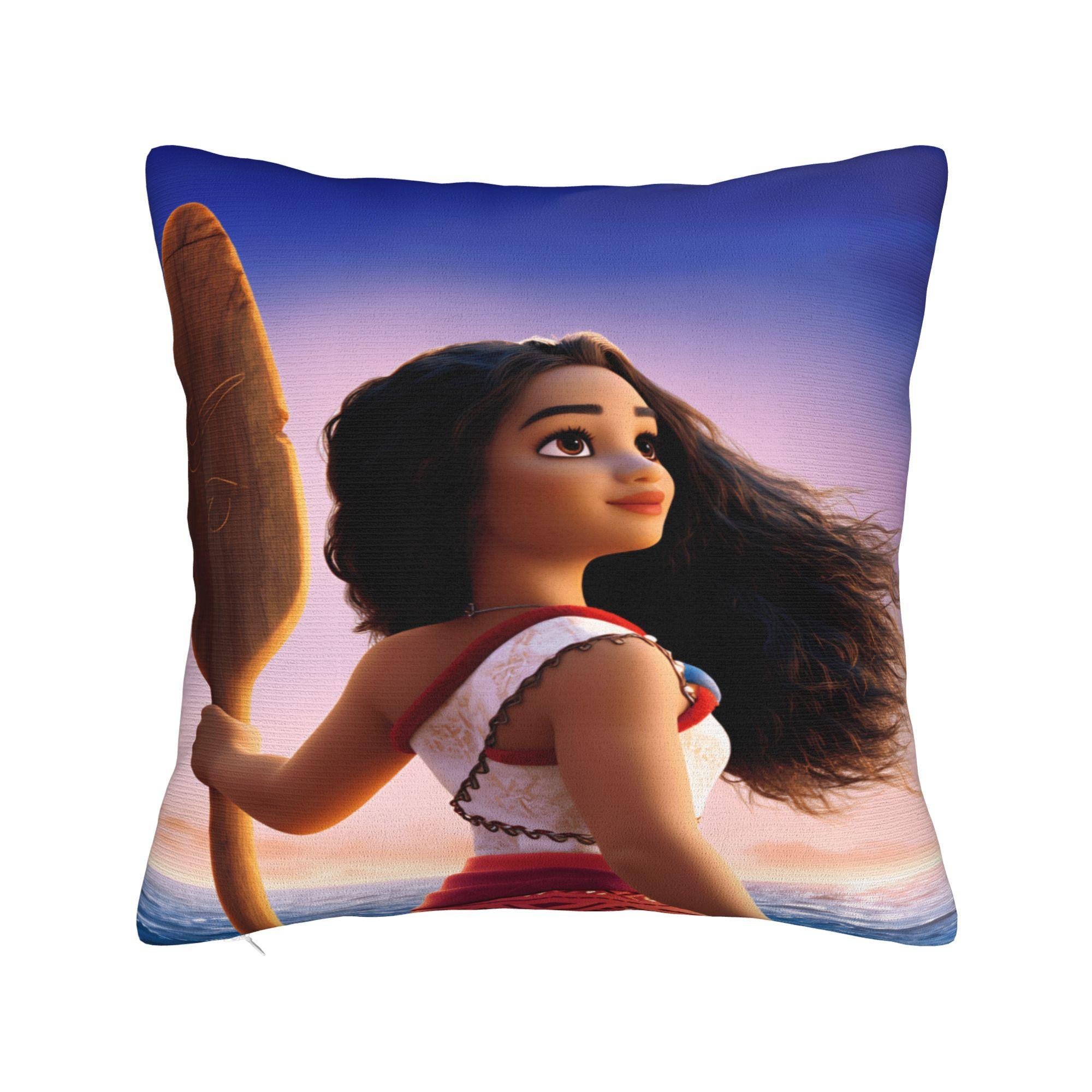 Мультяшные Наволочки M-Moana V-Vaiana Maui Кавайные Наволочки Для Дивана Кушетки Кровати Гостиной Наволочка На Заказ 12x12Inch