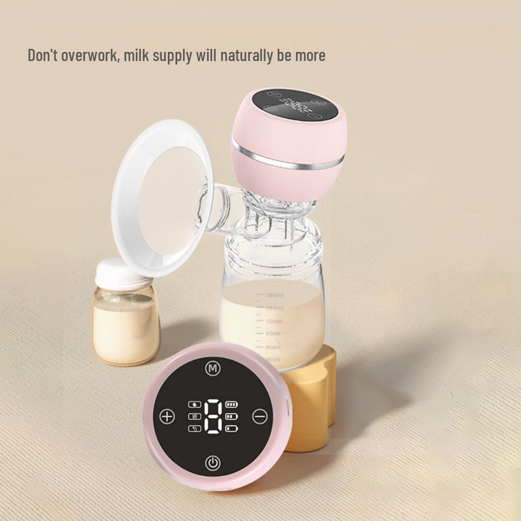 Smart Electric Breast Pump: All-in-One, Silent, Painless, Large Suction, Milk Collector & Postpartum Massager