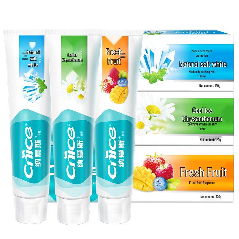 

Nair s Cool Ice Chrysanthemum & Natural Salt Toothpaste Set