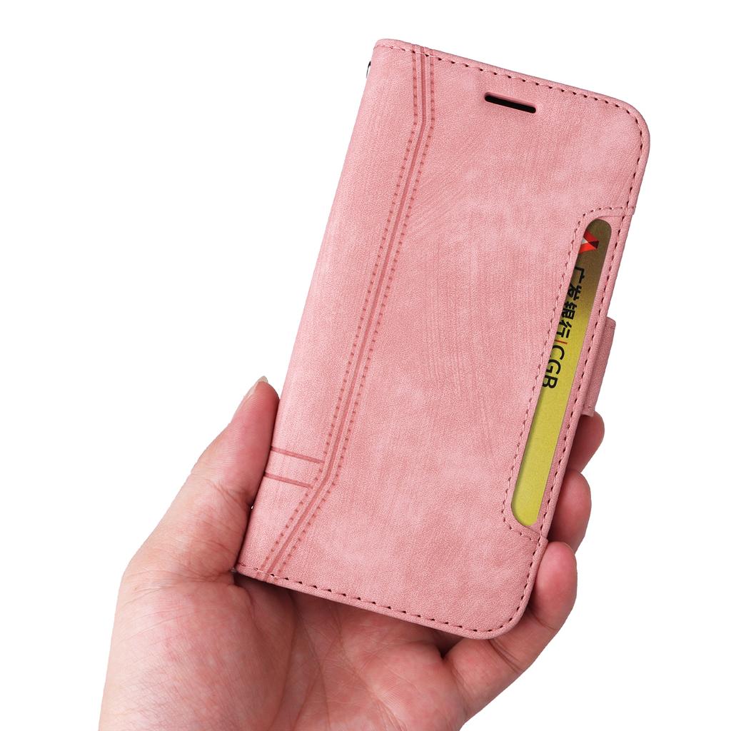 BETOPNICE 001 for Samsung Galaxy A55 5G Magnetic Case Leather Flip Stand Protective Cover