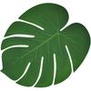 Maydahui 30 PCS Tropical Artificial Palm Leaves Monstera Party Decoration 3 Size Large Medium Small for Hawaiian Luau Party Jungle Beach Theme Table