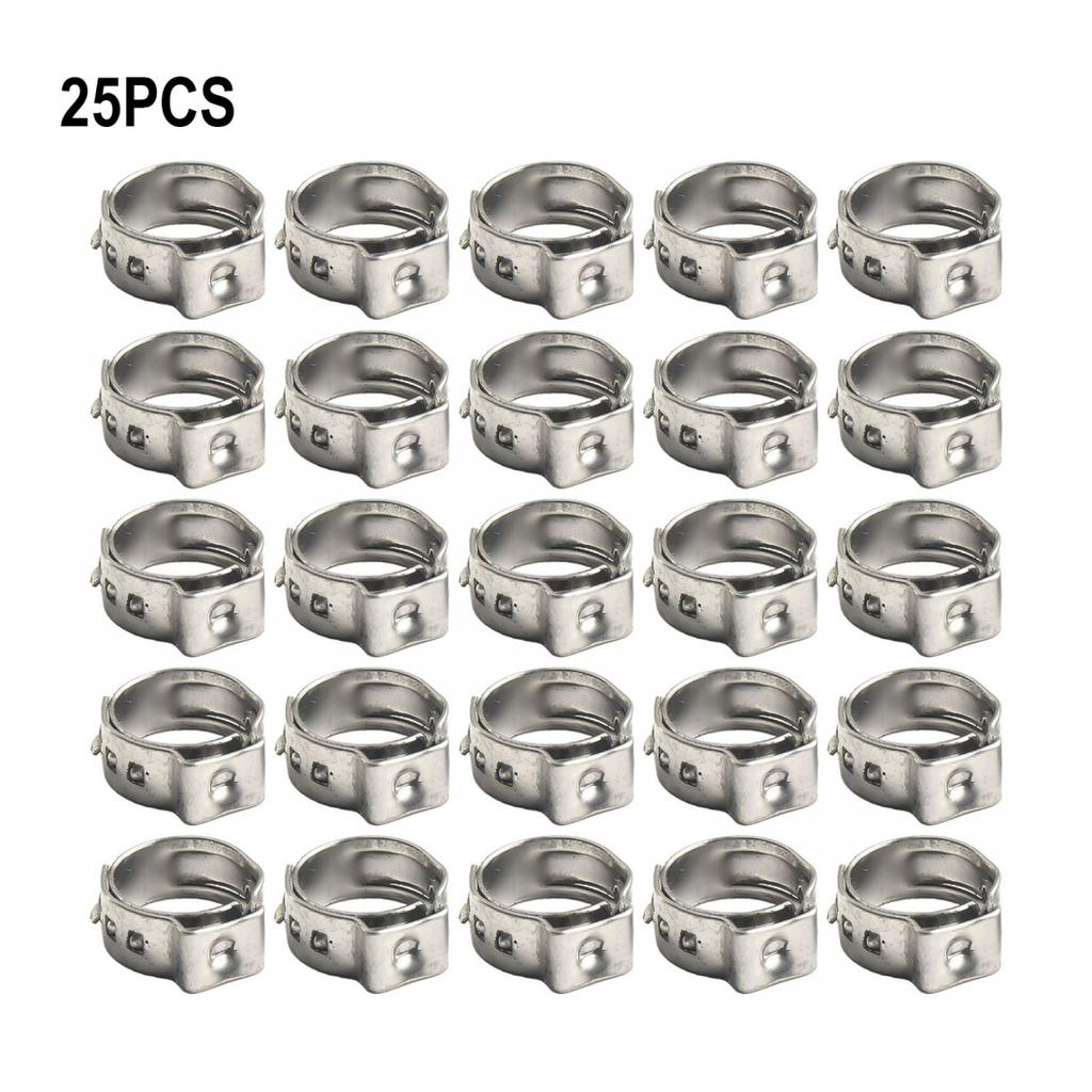 Sealing Various Hoses Single Ear Stepless Stainless Steel Hose Clamps